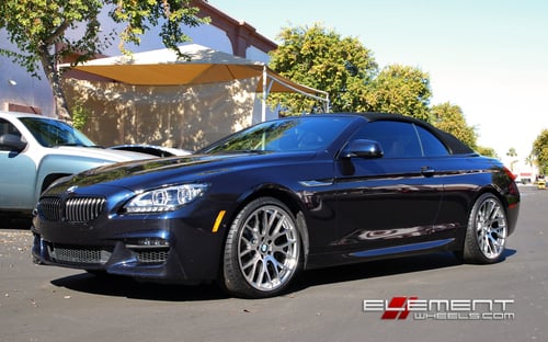 20 inch Staggered Beyern Spartan Hyper Silver on BMW 2013 6 Series w/ Specs