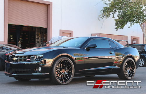 22 inch Vertini Magic All Black on 2012 Chevy Camaro SS w/ Specs