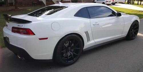20 inch Staggered Varro VD01 Satin Black on 2015 Chevy Camaro ZL1 w/ Specs