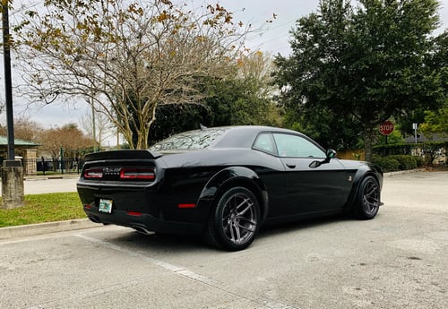 20x12 Stance SF03 on Dodge Challenger OEM Widebody