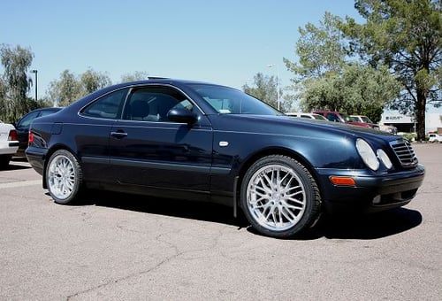 MRR GT1 Hypersilver Wheels on 95 Mercedes CLK w/ Specs