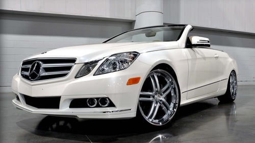 Concept One RS55 Silver/Machined Wheels on 2010 Mercedes E Class Cabrio w/ Specs
