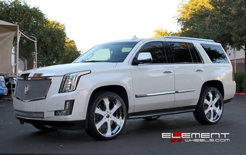 26x10 Lexani Wheels Custom Painted on 2015 Cadillac Escalade w/ Specs