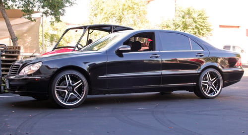 Eurosport 63 Wheels on 2005 Mercedes S Class w/ Specs