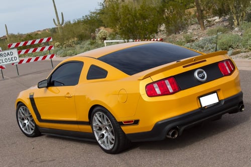 Eurotek 02 19x9.5 Wheels on 10 Ford Mustang GT w/ Specs