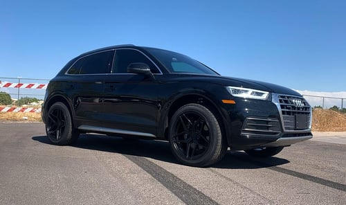 20 inch Variant Xenon Satin Black on a 2020 Audi Q5