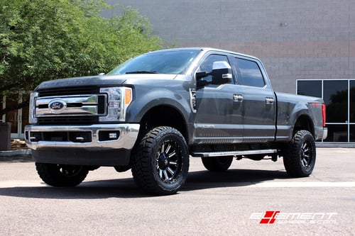 2017 Ford F-250 Leveled with 20x10 Fuel Offroad Hardline Wheels