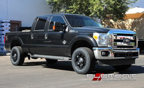 XD Series Rockstar Black on 2013 Ford F-250 w/ Specs