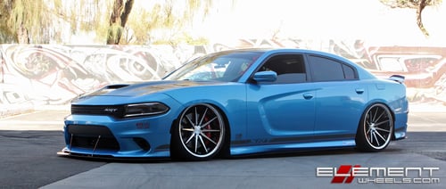 22 in staggered Ferrada Machine Black