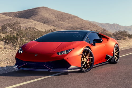 Ferrada FR2 Bronze on Lamborghini Huracan w/ specs