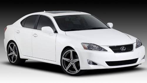 Foose Speed Concave Matte Black Machined on Lexus IS350 w/ Specs