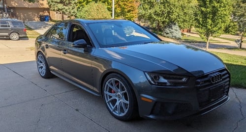 19 Inch Forgestar CF5V Gloss Silver on a 2019 Audi S4