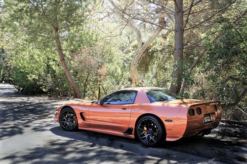 MRR FS01 Black wheels on Corvette C5 Z06 w/ specs