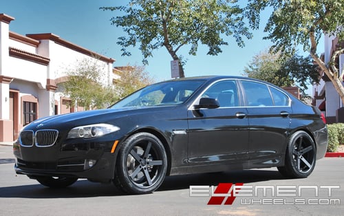 20 inch Staggered Giovanna Mecca on 2013 BMW 5 Series w/ Specs