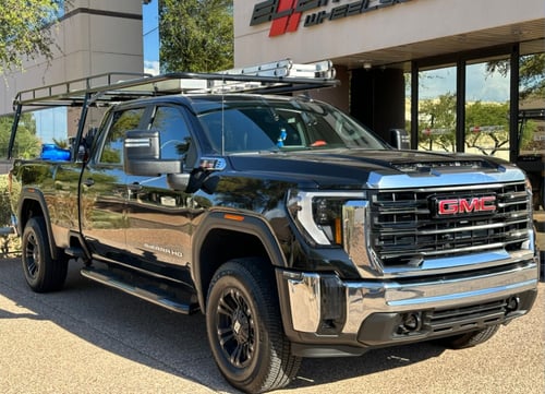 18 inch XD Series XD822 Monster II Matte Black on a 2024 GMC Sierra 2500
