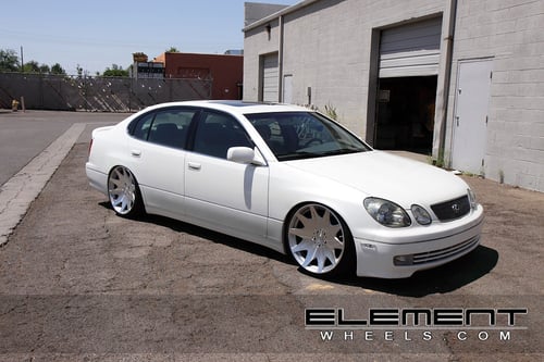 MRR HR3 Silver/Machined Wheels on 98 Lexus GS400 w/ Specs