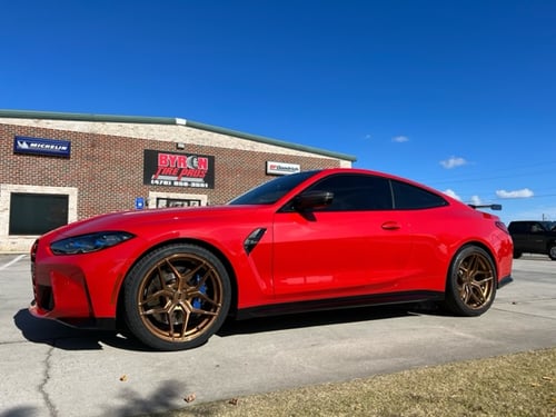 20 inch Staggered Variant Xenon Satin Bronze on a 2022 BMW M4