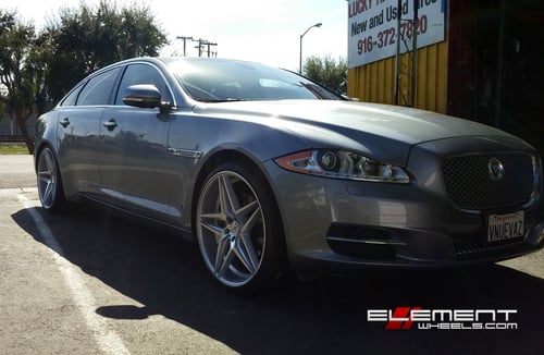 22 inch Blaque Diamond BD-8 Staggered Wheels 2011 Jaguar XJ w/ Specs