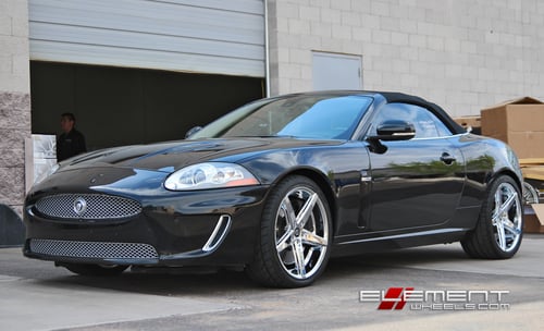 20 inch Staggered Wheels 2010 Jaguar XKR w/ Specs