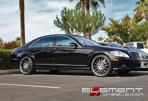 Lexani LX14 Black Machined on Mercedes S550 w/ Specs