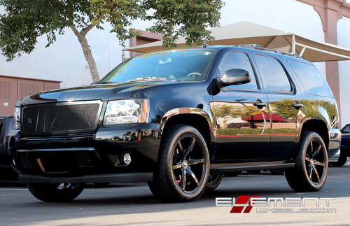 Lexani R06 22x10 Custom Gloss Black 2010 Chevy Tahoe w/ Specs