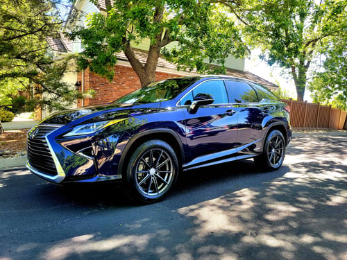 20 Inch Curva Concepts CFF46 Gun Metal on a 2016 Lexus RX 450h