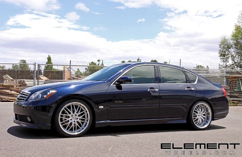 MRR GT1 Hypersilver Wheels on 07 Infiniti M35 w/ Specs