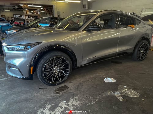 20 Inch AXE 1AV ZX4 in Gloss Black Machined Face on a 2022 Ford Mustang Mach-E