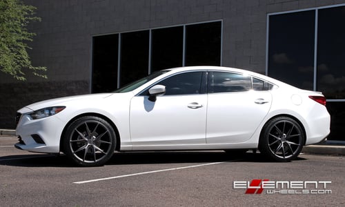 20x9 Niche Misano Anthracite on 2014 Mazda 6 w/ Specs