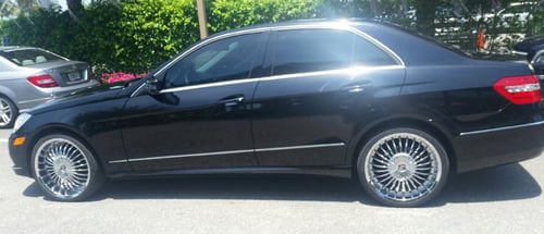 20 inch 2Crave No-13 Chrome on 2011 Mercedes Benz E350 w/ Specs