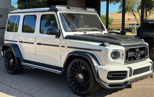 24 inch Koko Kuture Urfa FF Gloss Black on a 2021 Mercedes Benz G63 AMG Widebody