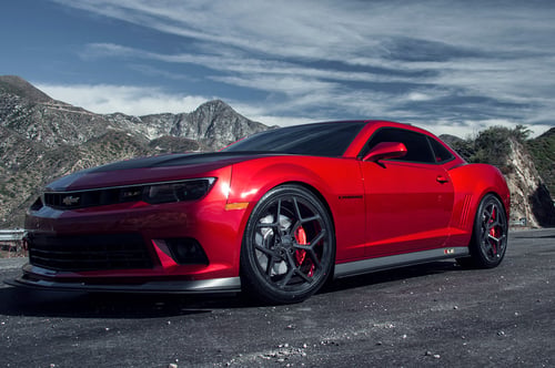 20 inch Staggered MRR 228 Z28 Replica on Chevy Camaro SS w/ Specs