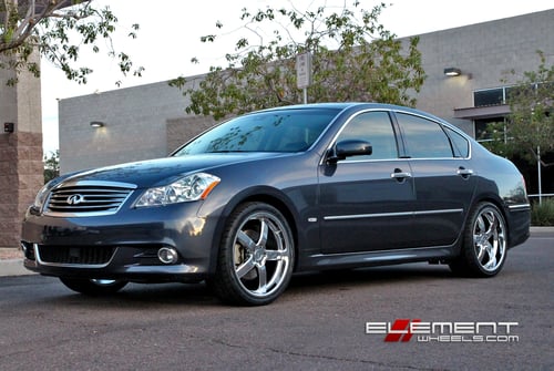 Niche Pantano Chrome 2010 Infiniti M35 w/ Specs