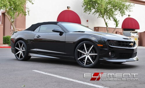 22 inch Staggered Lexani R07 on 2013 Chevy Camaro SS w/ Specs