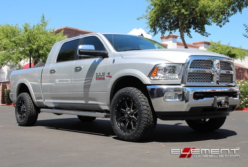 Fuel Maverick Black/milled on 2014 Dodge Ram 2500 w/ Specs