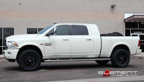 20 inch XD820 Grenade Black wheels on 2014 Ram 2500 w/ Specs