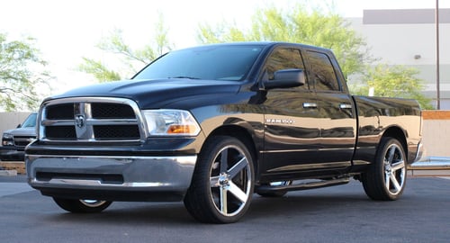 Dub Baller Chrome 24x10 on 2012 Dodge Ram 1500 w/ specs