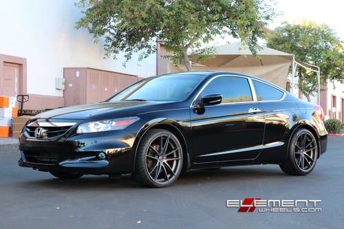 Stance SC1 20 inch Staggered Wheels on 2012 Honda Accord Coupe w/ Specs