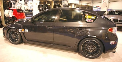 Tenzo Cuzco Titanium Charcoal Wheels Subaru WRX STI w/ Specs