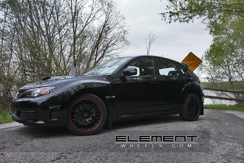 Tenzo Type-M Version 1 Wheels on Subaru WRX STI w/ Specs