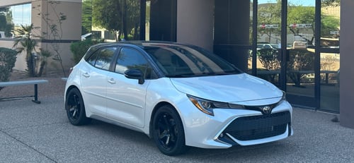 18 inch AVID.1 AV-06 Gloss Black on 2020 Toyota Corolla