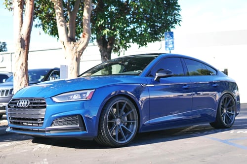 20x10 Variant Argon Brushed Titanium on 2019 Audi A5