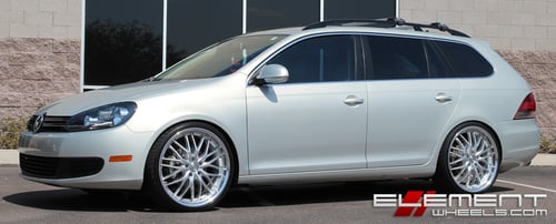 20 inch MRR GT1 Hypersilver wheels on 2012 VW Jetta w/ Specs