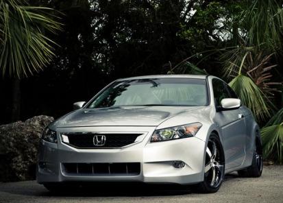 Vossen VVS084 Black/Machined w/Black Lip on 08 Accord Coupe w/ Specs