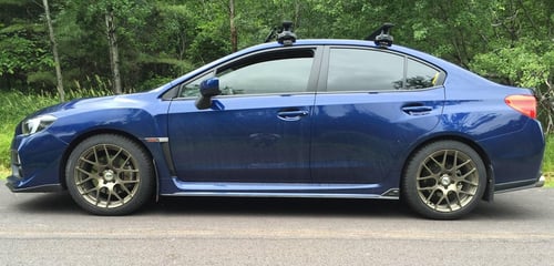 18 inch TSW Nurburgring Matte Bronze on 2015 Subaru WRX w/ Specs
