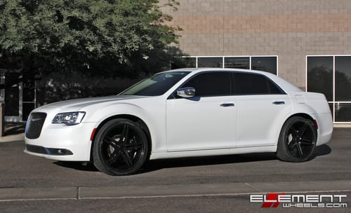 2016 Chrysler 300 on aftermarket wheels