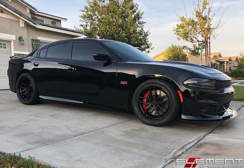 2016 Dodge Charger on aftermarket wheels