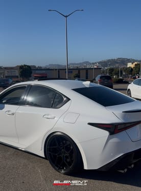 Lexus IS on Rohana RFX11 Gloss Black wheels