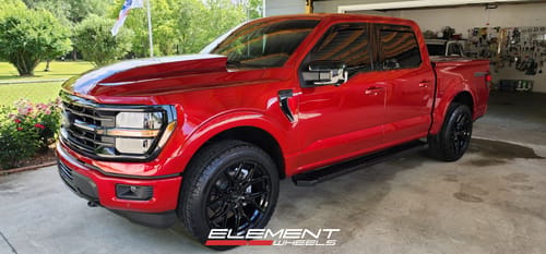 Ford F-150 on Vossen HF6-4 Gloss Black wheels