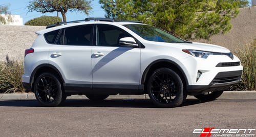 2017 Toyota RAV4 on aftermarket wheels